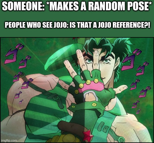 jojo.pose.memes posted on their Instagram profile: “Please just