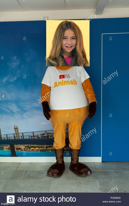 High Quality The Emirates mascot but it's Valentina Blank Meme Template