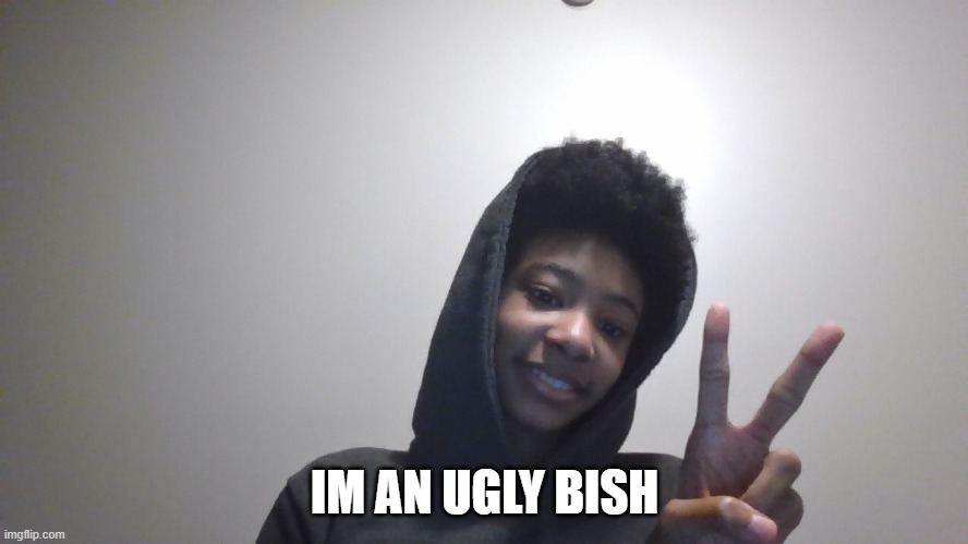 IM AN UGLY BISH | made w/ Imgflip meme maker