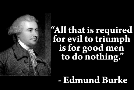 Edmund Burke quote Blank Meme Template