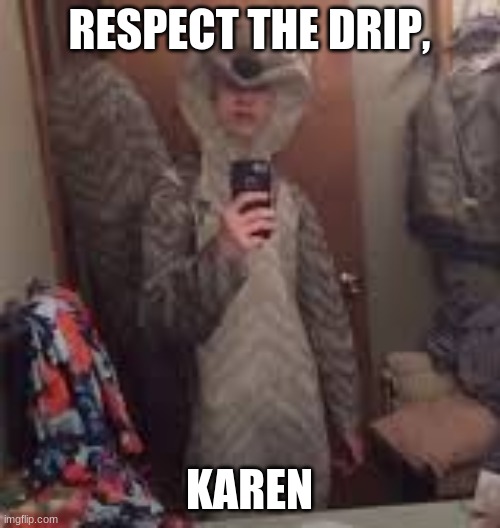 RESPECT THE DRIP, KAREN | made w/ Imgflip meme maker