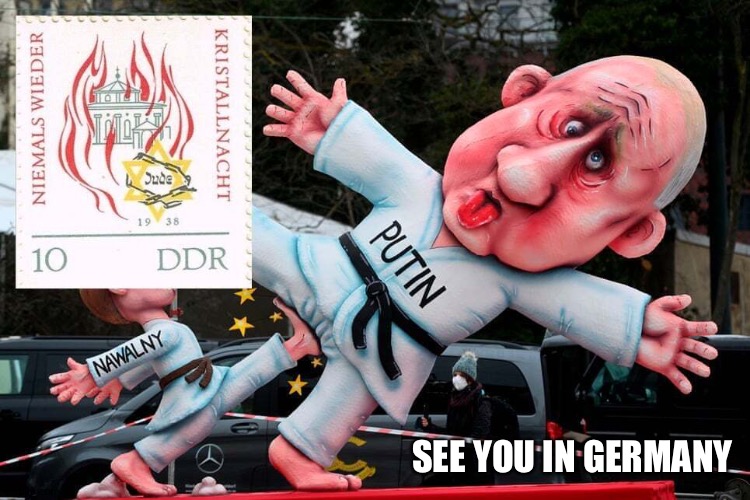 Postcard from Duesseldorf in 2021 | SEE YOU IN GERMANY | image tagged in vladimir putin,putin,germany,russia,007,ww2 | made w/ Imgflip meme maker