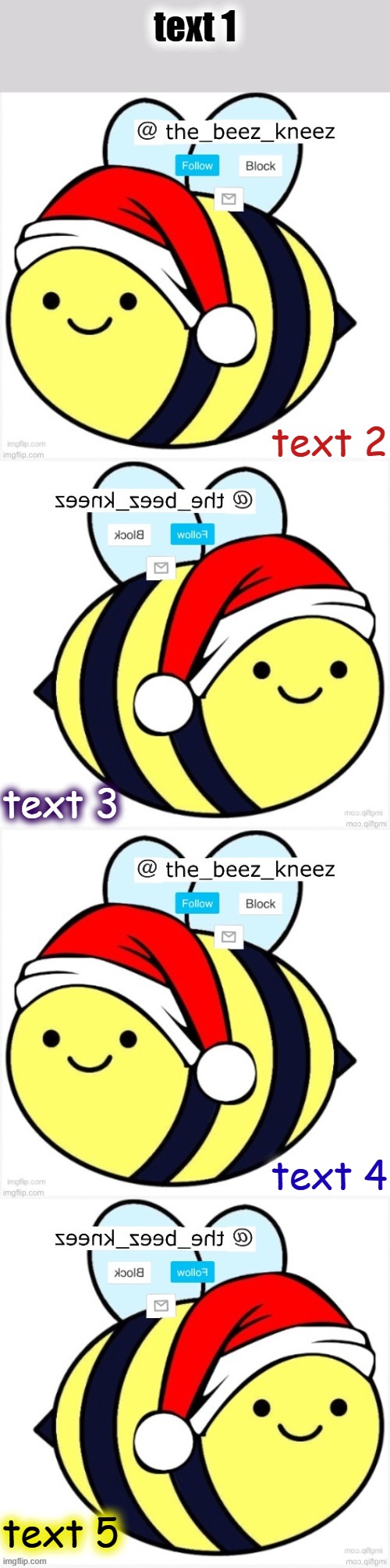 Beez announcement long | text 1; text 2; text 3; text 4; text 5 | image tagged in beez announcement long,announcement,imgflipper | made w/ Imgflip meme maker