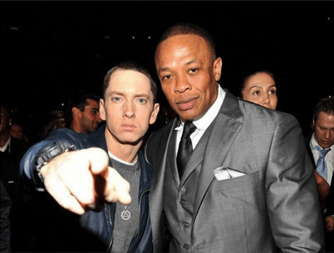 Dre and Eminem Tell You! Blank Meme Template