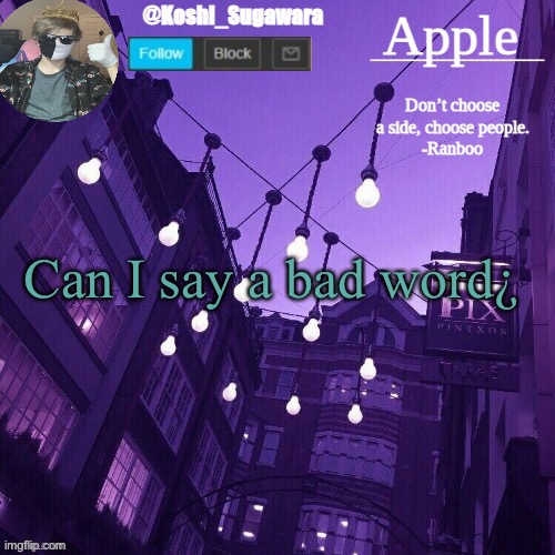 .-. | Can I say a bad word¿ | image tagged in temp made by le_potato,lmao | made w/ Imgflip meme maker
