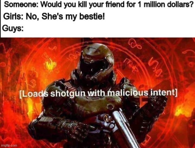 '-' | image tagged in loads shotgun with malicious intent | made w/ Imgflip meme maker