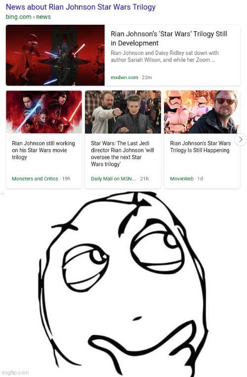 well... | image tagged in memes,question rage face,star wars | made w/ Imgflip meme maker