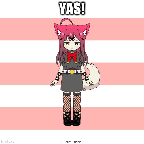 Nightmare Mangle | YAS! | image tagged in mangle,anime | made w/ Imgflip meme maker
