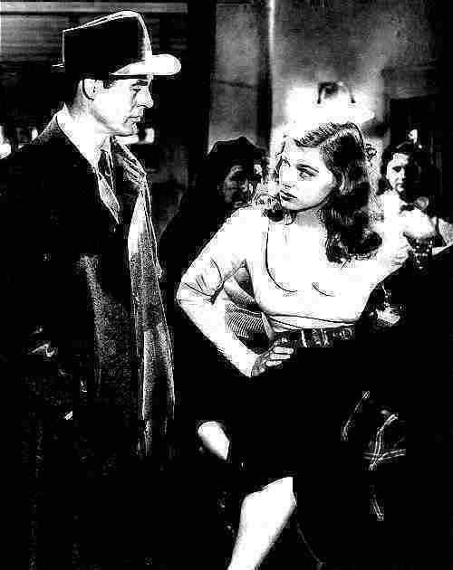 Nita Talbot with Robert Ryan in On Dangerous Ground deep-fried 1 Blank Meme Template