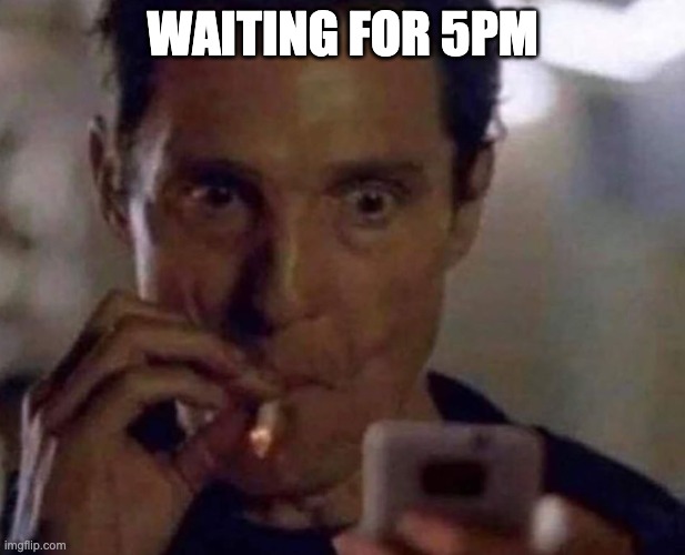 mcconaughey smoking phone