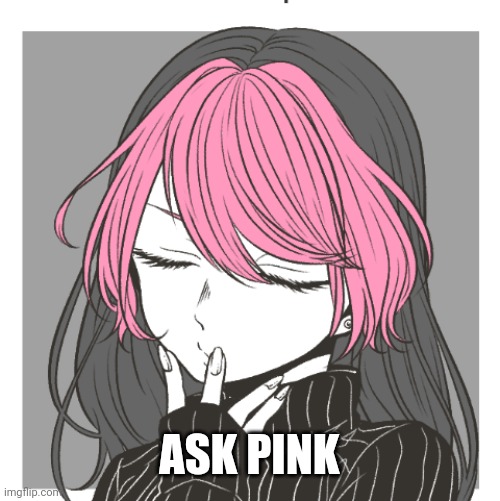 Ask Pink! (My first time posting here lol) | ASK PINK | made w/ Imgflip meme maker