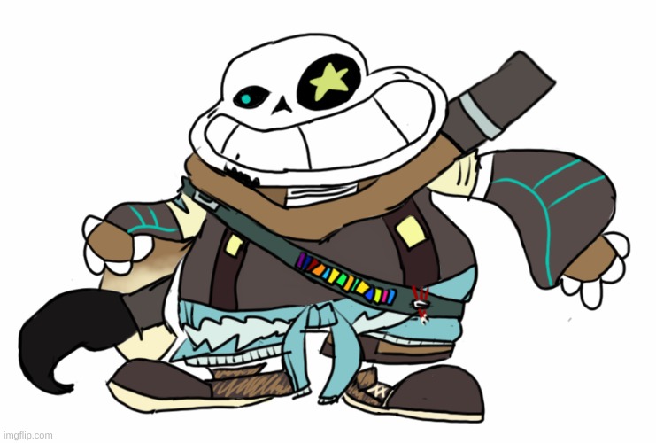 posting ink saness again cuz why not | image tagged in memes,funny,sans,yes,lmao,undertale | made w/ Imgflip meme maker