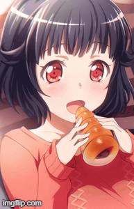 Ushigome Rimi (BanG Dream!) | image tagged in gifs | made w/ Imgflip images-to-gif maker