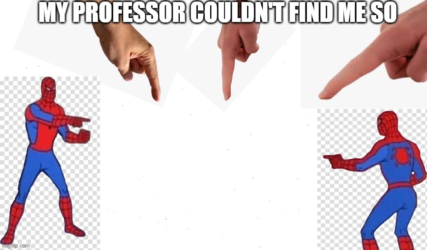 Professor Couldn't find me so.. | MY PROFESSOR COULDN'T FIND ME SO | image tagged in zoom,background,idea | made w/ Imgflip meme maker