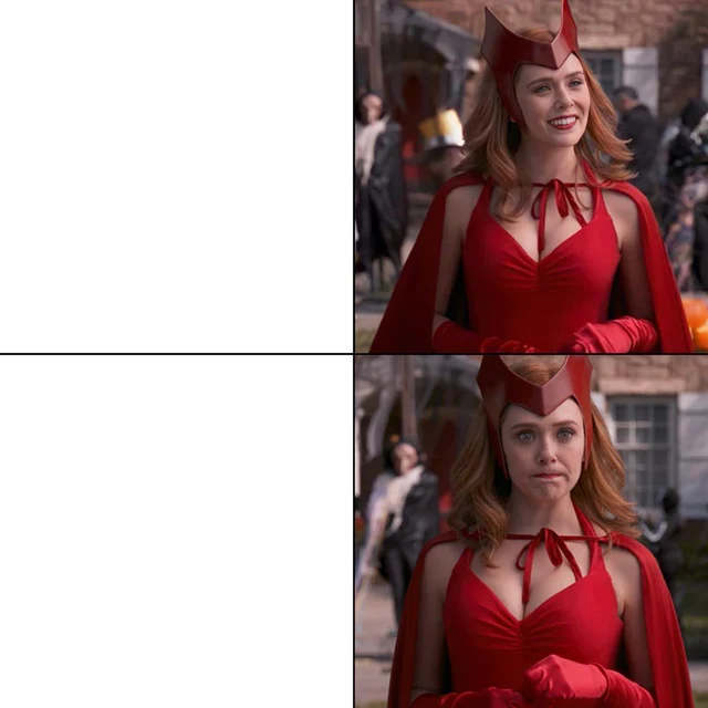 WandaVision Oops Blank Meme Template