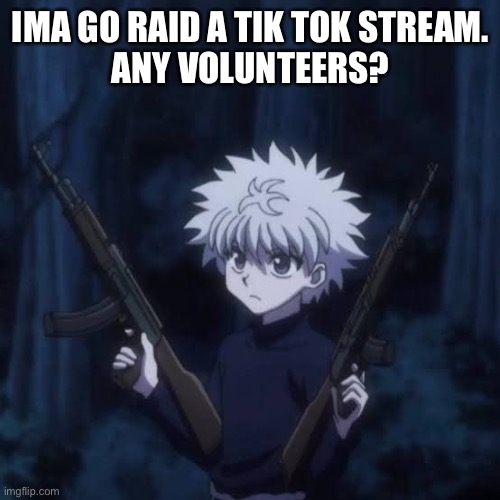 Young thug | IMA GO RAID A TIK TOK STREAM.
ANY VOLUNTEERS? | image tagged in young thug | made w/ Imgflip meme maker