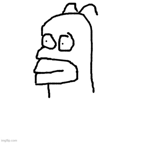 idk why but i just randomly drew this- | image tagged in memes,blank transparent square | made w/ Imgflip meme maker
