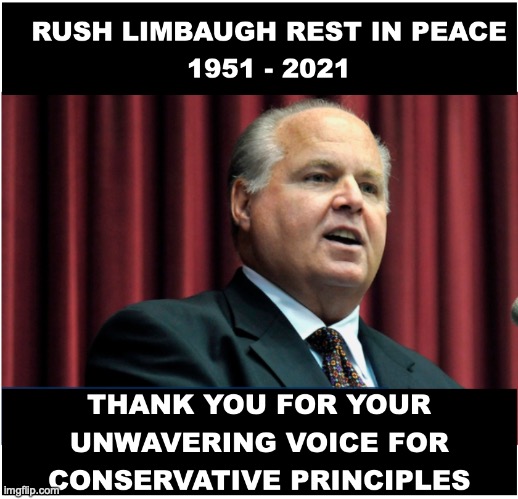 Rush Limbaugh | image tagged in death | made w/ Imgflip meme maker