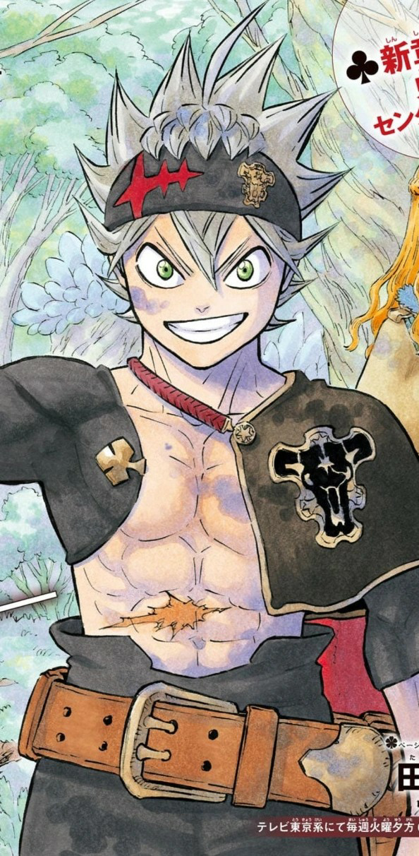 Black Clover Asta manga Blank Meme Template