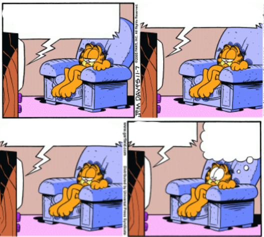Garfield Tv Blank Meme Template