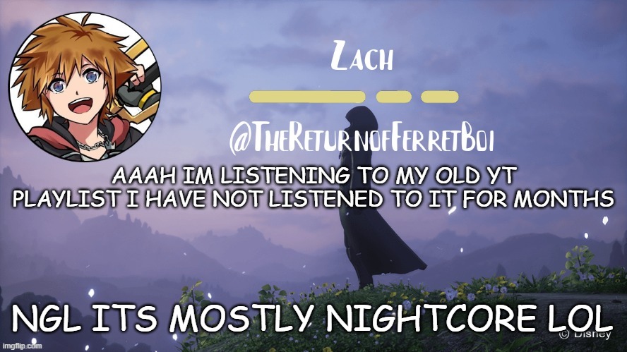 *blasts it on speakers* | AAAH IM LISTENING TO MY OLD YT PLAYLIST I HAVE NOT LISTENED TO IT FOR MONTHS; NGL ITS MOSTLY NIGHTCORE LOL | image tagged in another temp | made w/ Imgflip meme maker