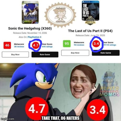 take that, 06 haters | TAKE THAT, 06 HATERS | image tagged in ratings | made w/ Imgflip meme maker