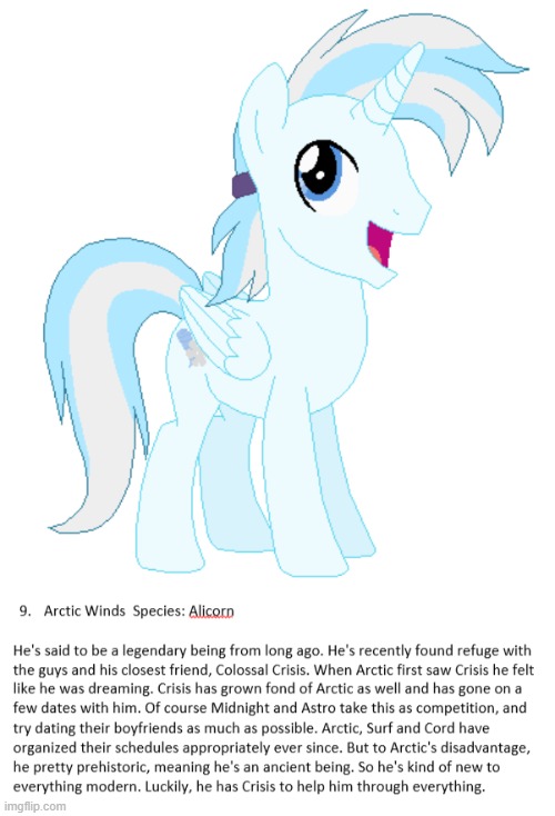 he's also a smol bean | image tagged in my little pony,original character | made w/ Imgflip meme maker