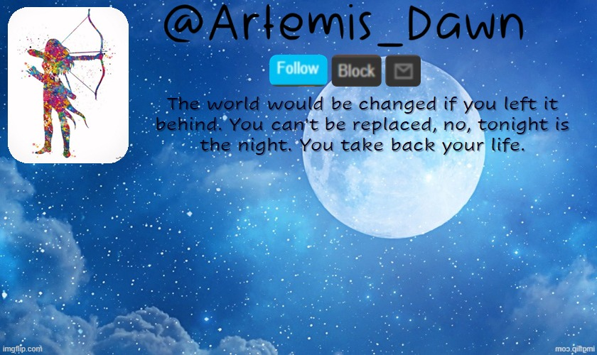 Artemis Dawn's template Blank Meme Template