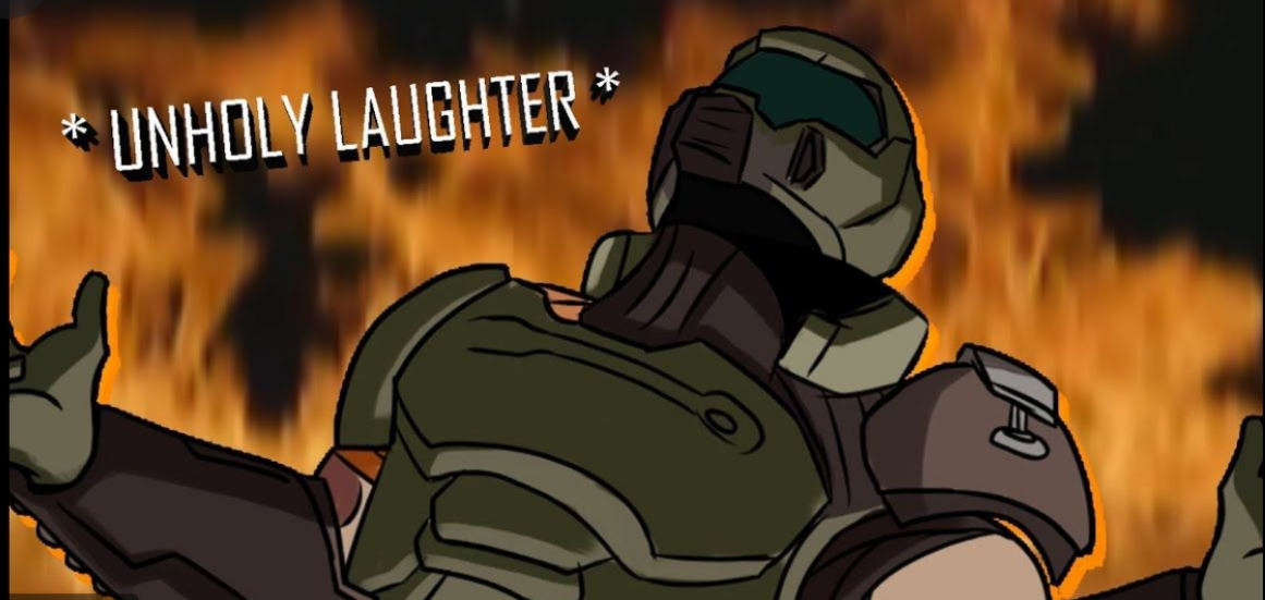 High Quality unholy laughter Blank Meme Template