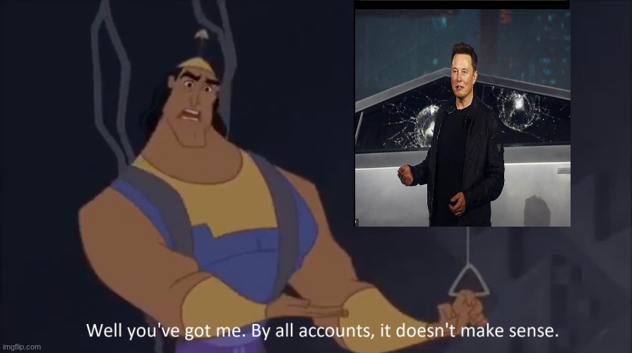 My Man Said it was bulletproof | image tagged in kronk - doesn't make sense captioned | made w/ Imgflip meme maker