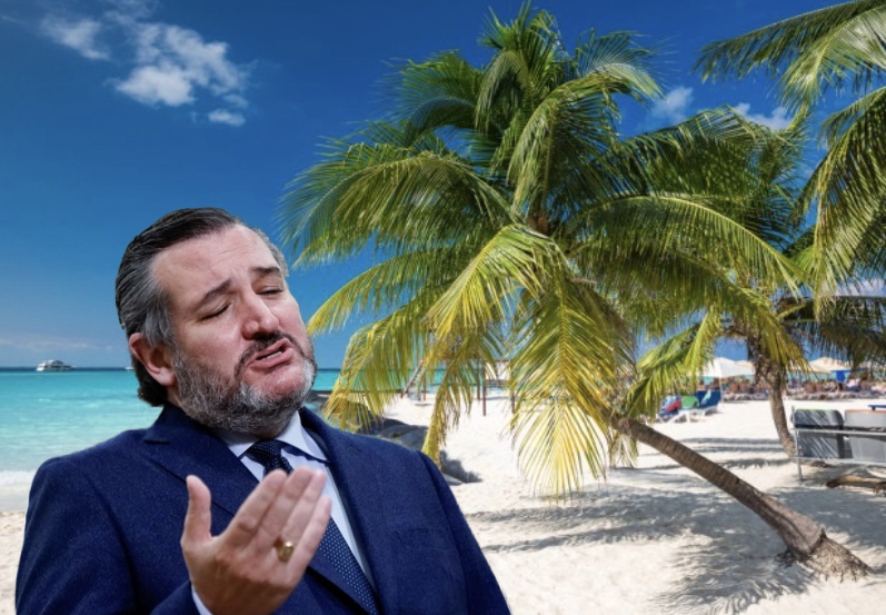 High Quality Ted Cruz Cancun Blank Meme Template