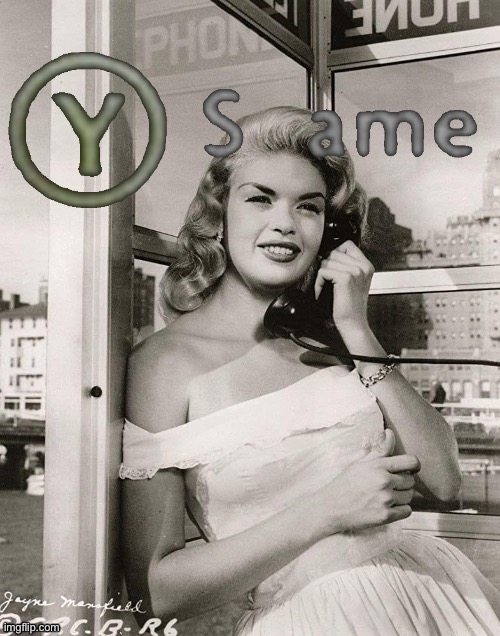 Y same Jayne Mansfield | image tagged in y same jayne mansfield | made w/ Imgflip meme maker