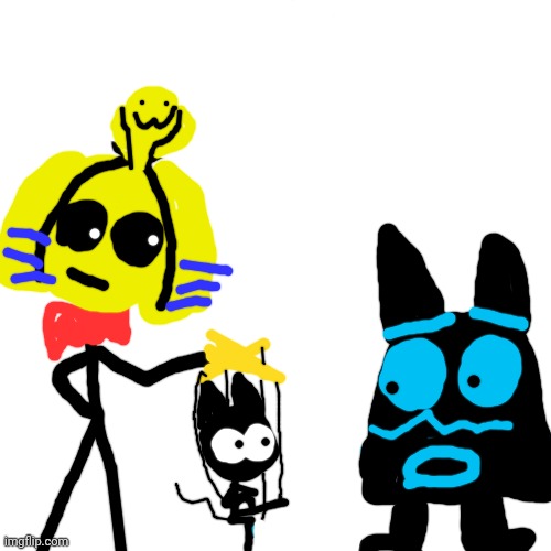 Puppet stickcat doin a russian kick | image tagged in memes,blank transparent square | made w/ Imgflip meme maker