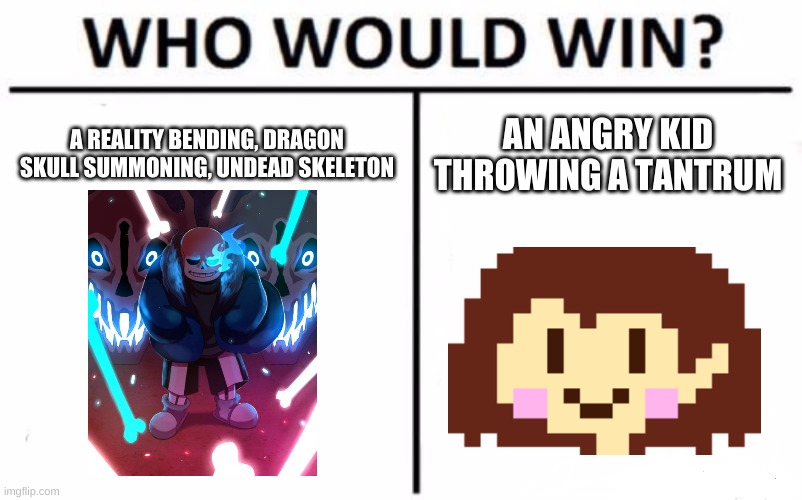 Who would win in a fight? : r/Undertale