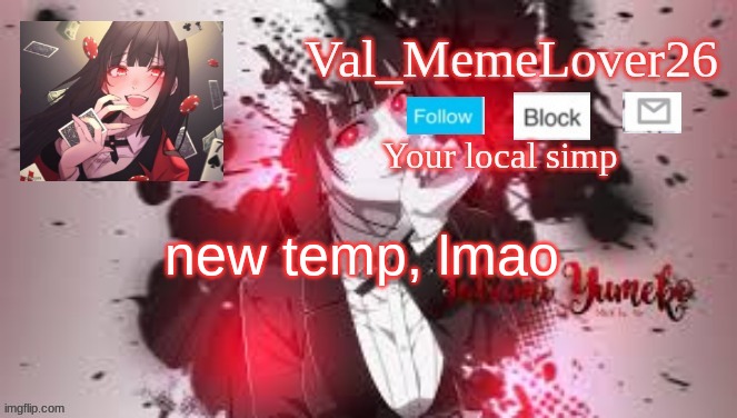 y u h | new temp, lmao | made w/ Imgflip meme maker