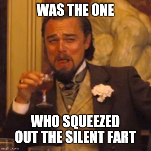 Laughing Leo Meme |  WAS THE ONE; WHO SQUEEZED OUT THE SILENT FART | image tagged in memes,laughing leo | made w/ Imgflip meme maker