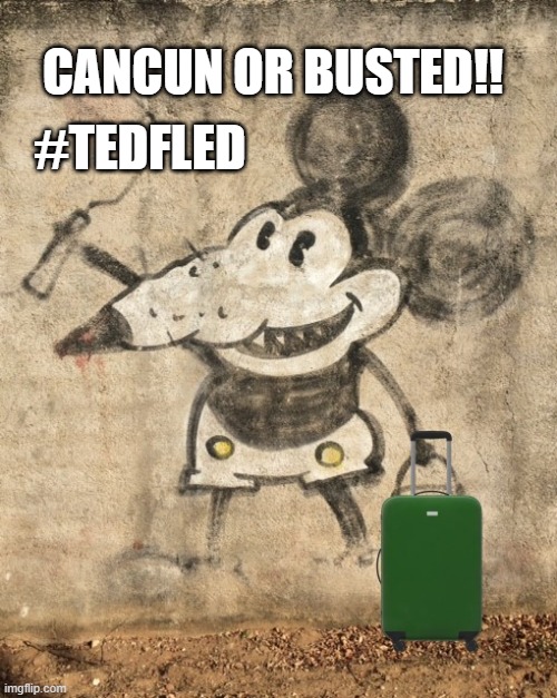 Cancun | #TEDFLED; CANCUN OR BUSTED!! | image tagged in lol so funny,funny memes | made w/ Imgflip meme maker