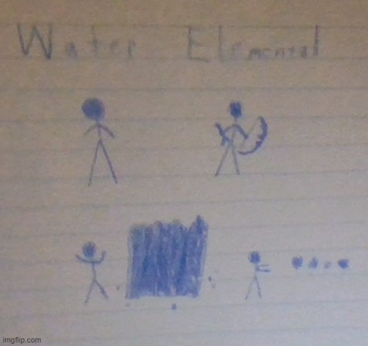 Water Elemental | made w/ Imgflip meme maker