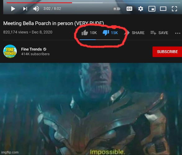 Lol | image tagged in thanos impossible,memes | made w/ Imgflip meme maker