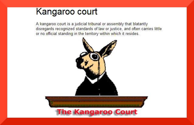 Kangaroo court Blank Meme Template
