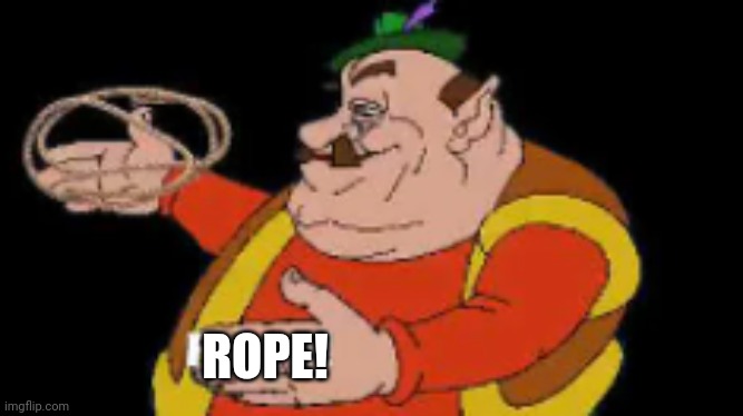 morshu rope | ROPE! | image tagged in morshu rope | made w/ Imgflip meme maker