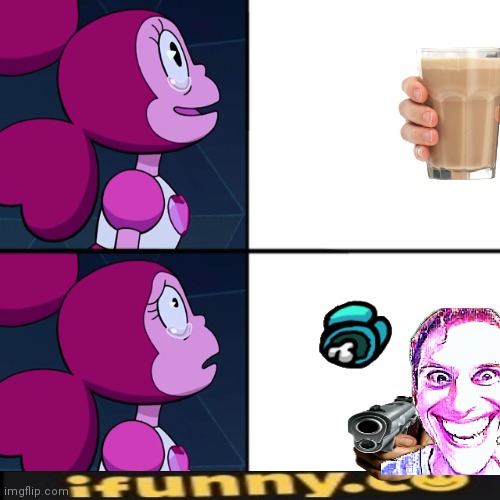 Spinel like Chocky milk Blank Meme Template