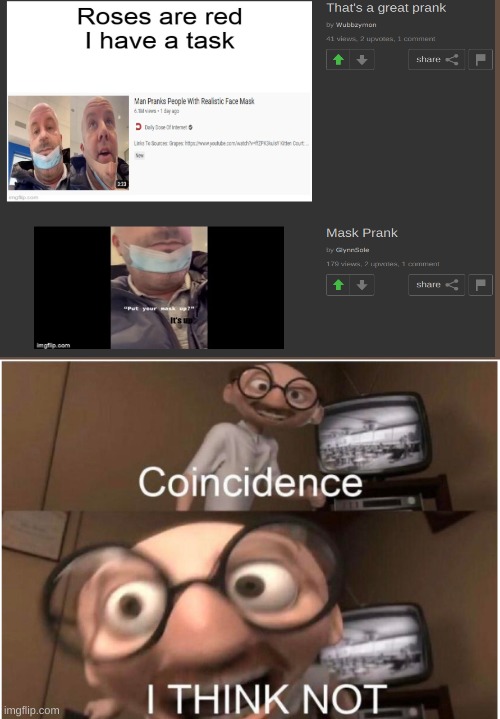 HOW?!?!!?!? | image tagged in coincidence i think not | made w/ Imgflip meme maker