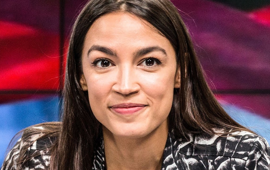High Quality AOC, a smart, serious person Blank Meme Template