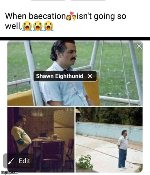 Baecation | image tagged in summer vacation | made w/ Imgflip meme maker