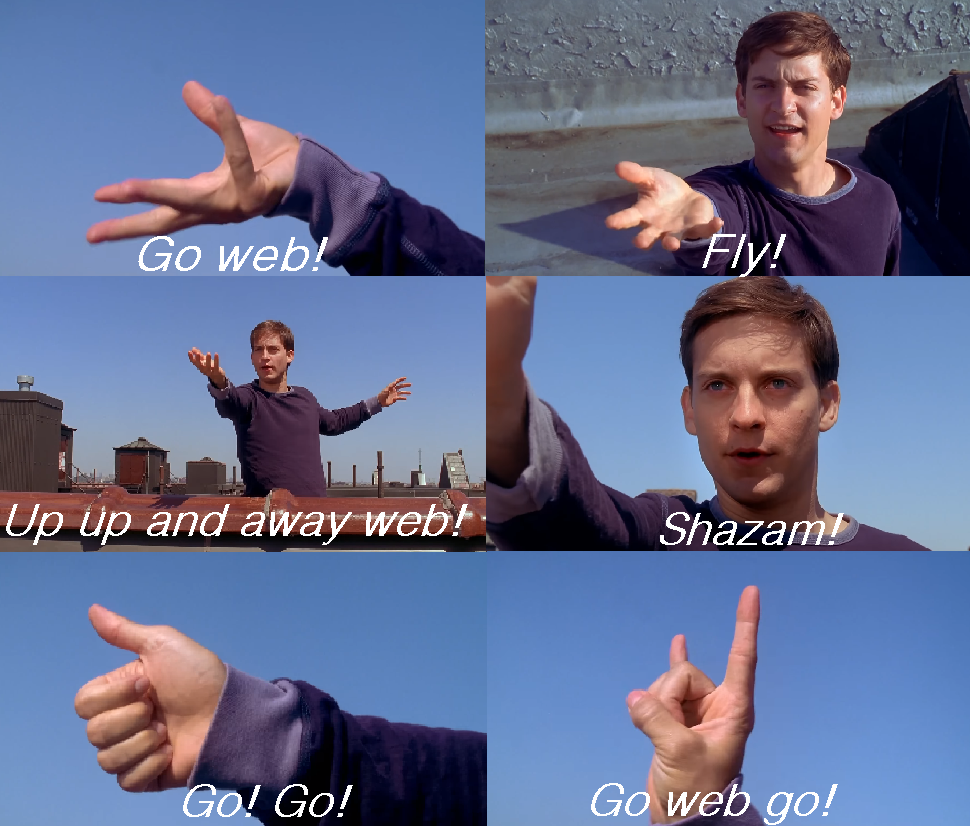 go web go Blank Meme Template
