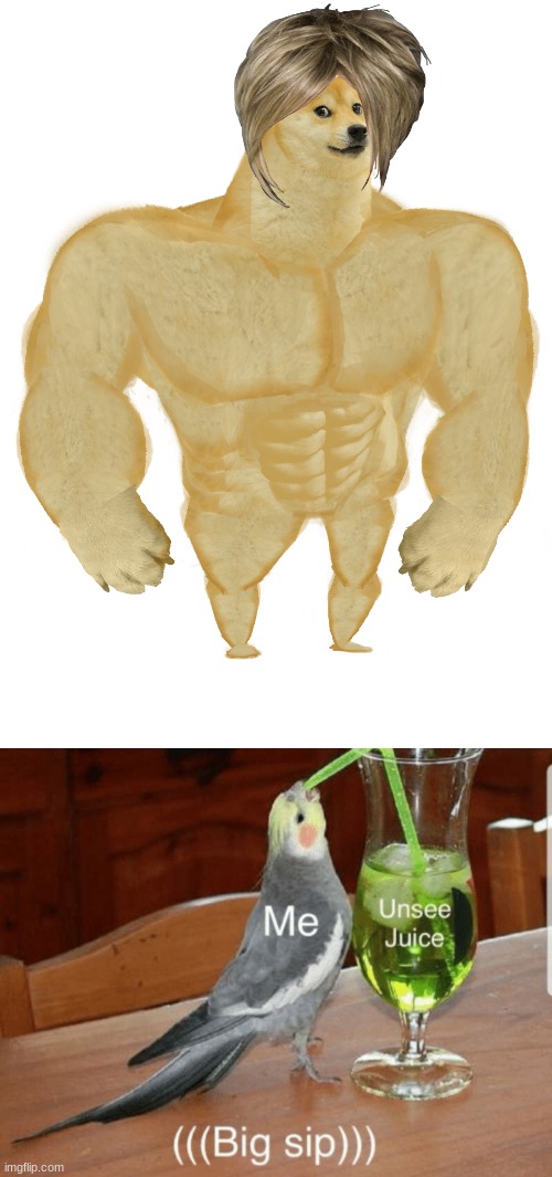the karens are taking over the memes | image tagged in swole doge,unsee juice | made w/ Imgflip meme maker