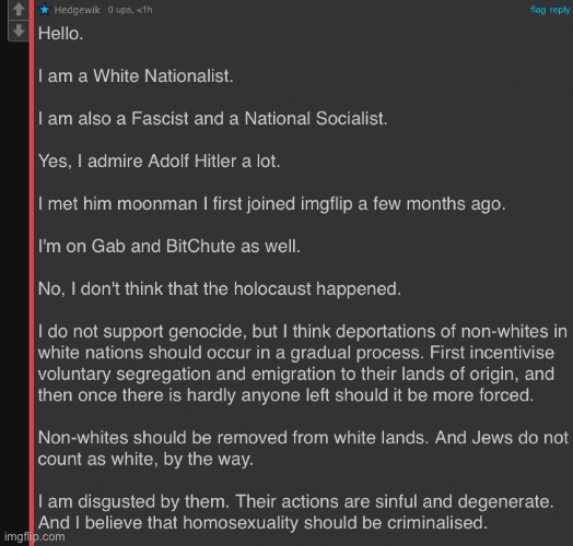 image tagged in whitenationalist cringe | made w/ Imgflip meme maker
