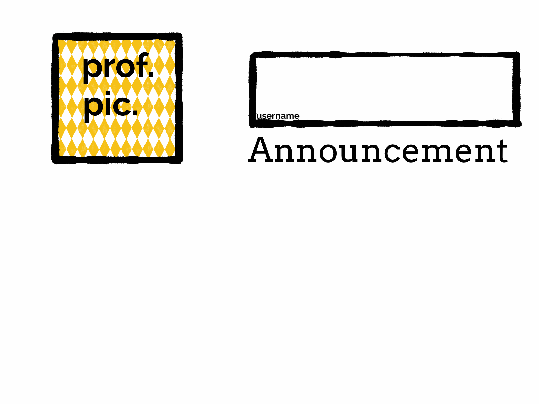 High Quality Universal announcement template Blank Meme Template