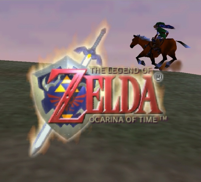 High Quality oot loading screen Blank Meme Template